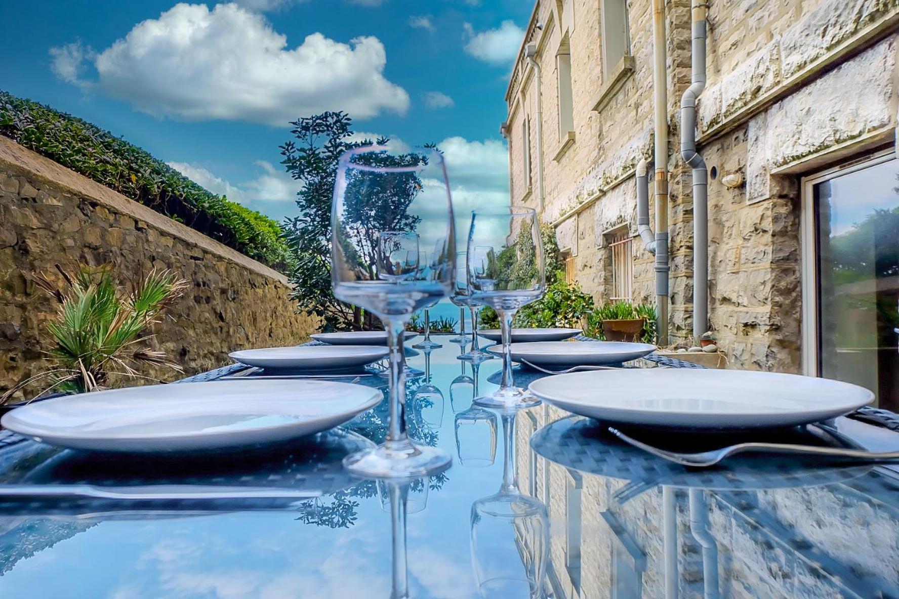Magnifique Appartement Avec Terrasse, Parking Et Vue Sur L'Ocean Pour 5 Biarritz Exterior photo