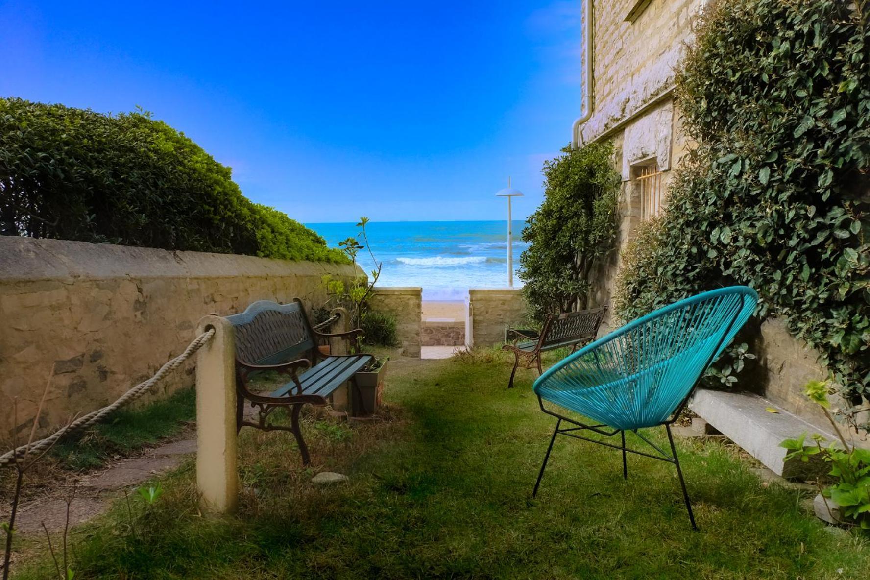 Magnifique Appartement Avec Terrasse, Parking Et Vue Sur L'Ocean Pour 5 Biarritz Exterior photo